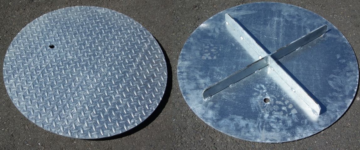 galvanised inspection lids